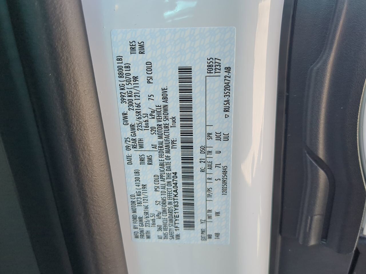 2026 Ford Transit Cargo Van XL Winder GA