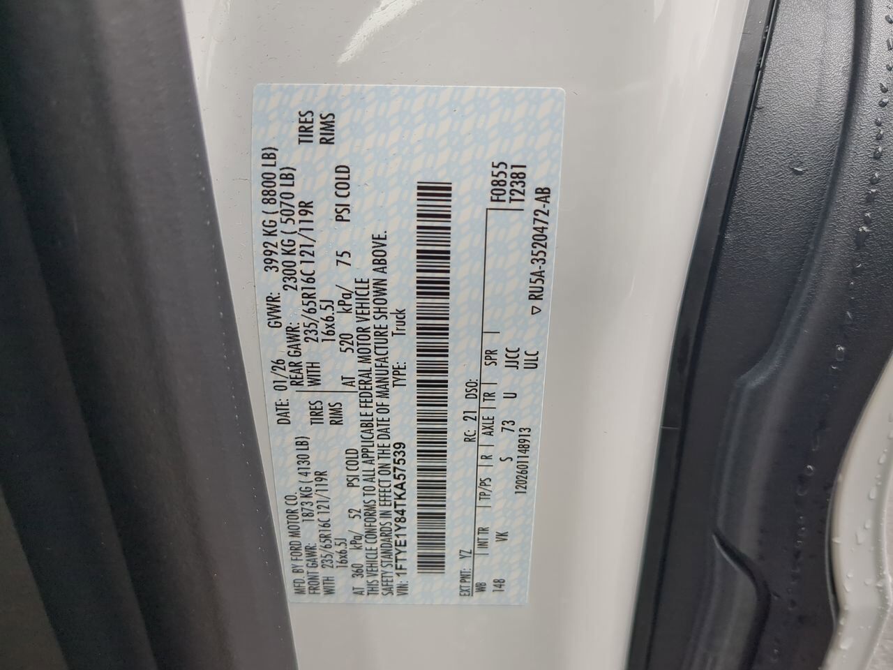 2026 Ford Transit Cargo Van XL Winder GA