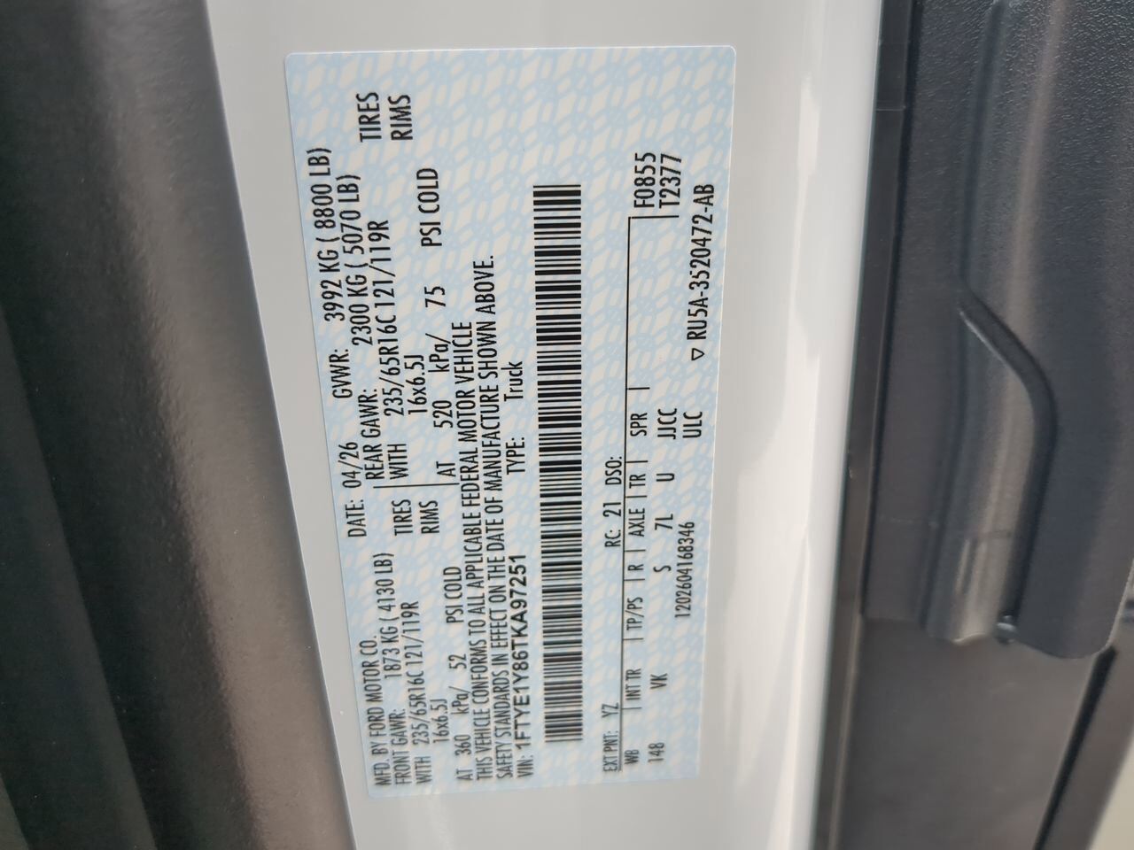 2026 Ford Transit Cargo Van XL Winder GA