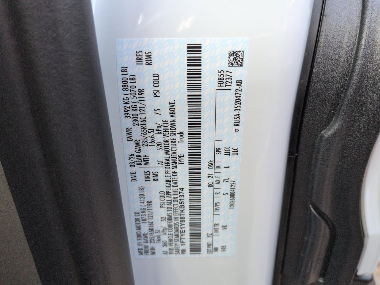 2026 Ford Transit Cargo Van XL Winder GA