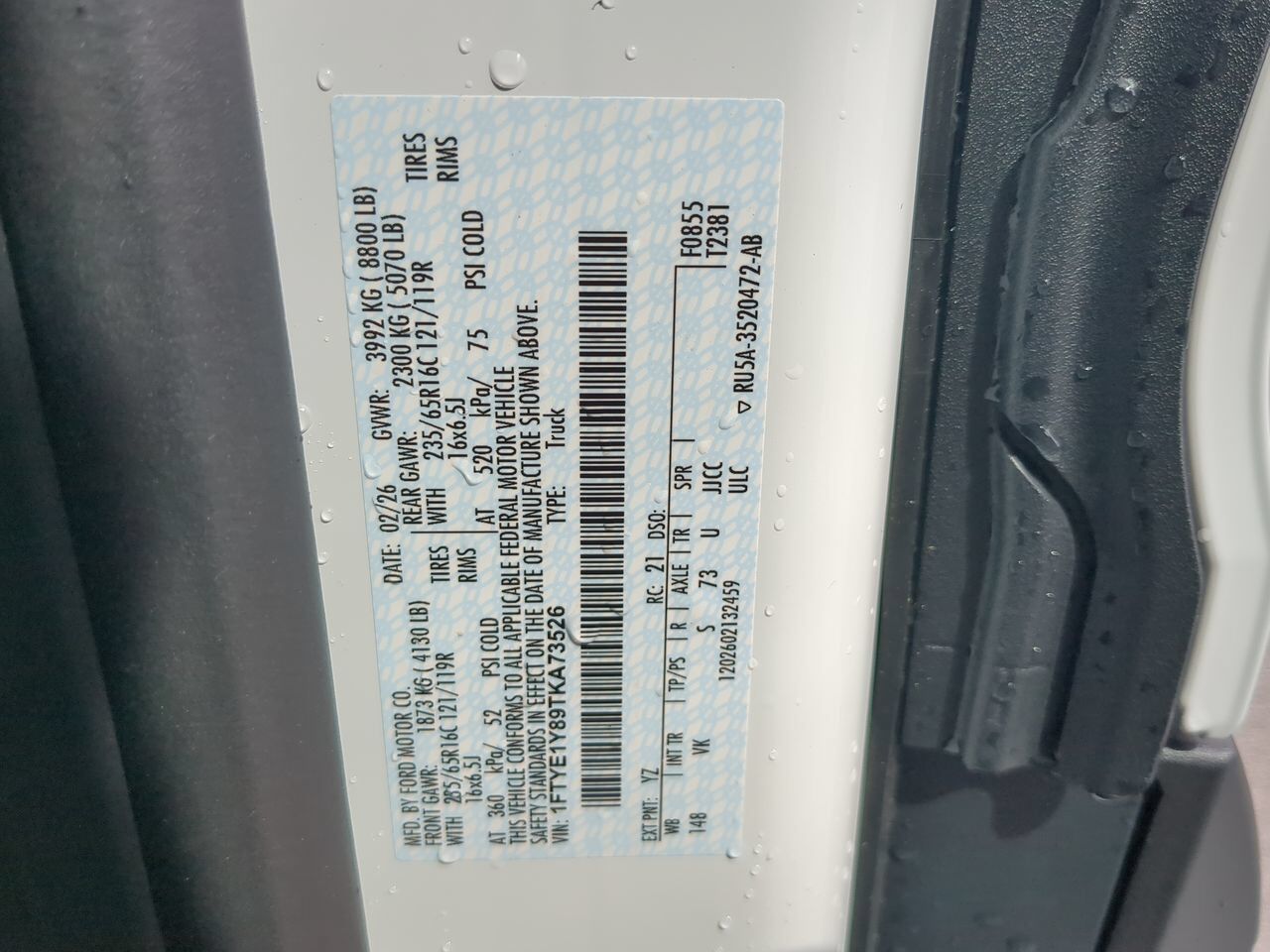 2026 Ford Transit Cargo Van XL Winder GA