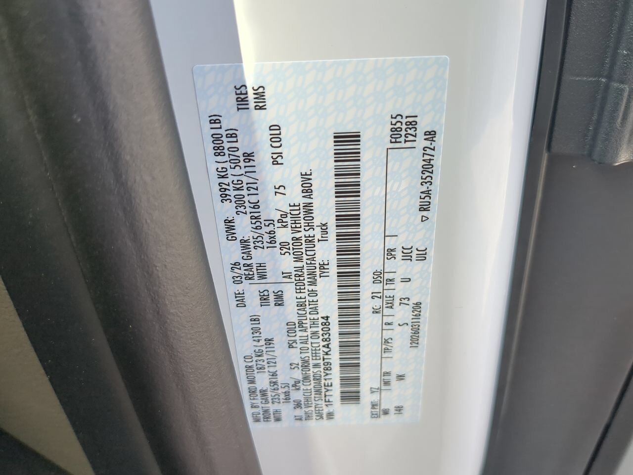2026 Ford Transit Cargo Van XL Winder GA