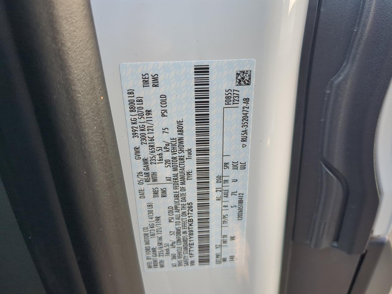 2026 Ford Transit Cargo Van XL Winder GA