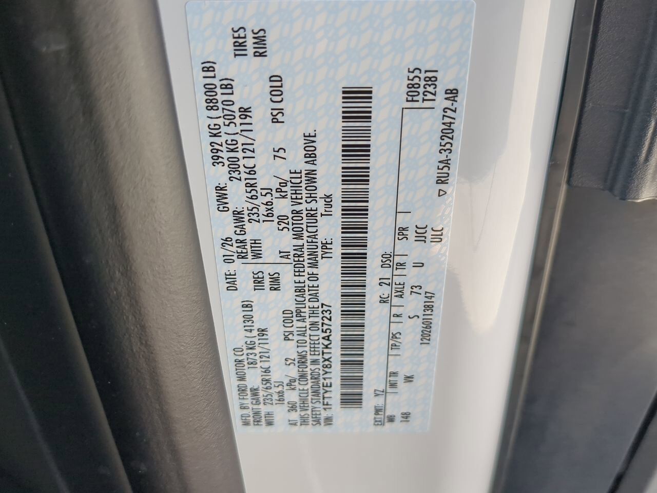 2026 Ford Transit Cargo Van XL Winder GA