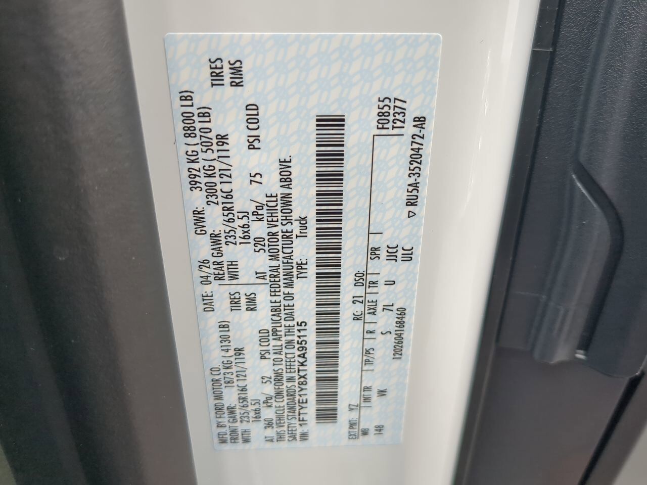 2026 Ford Transit Cargo Van XL Winder GA