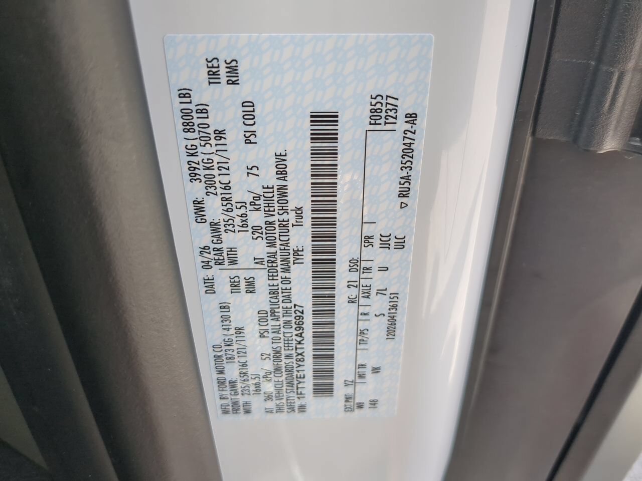 2026 Ford Transit Cargo Van XL Winder GA