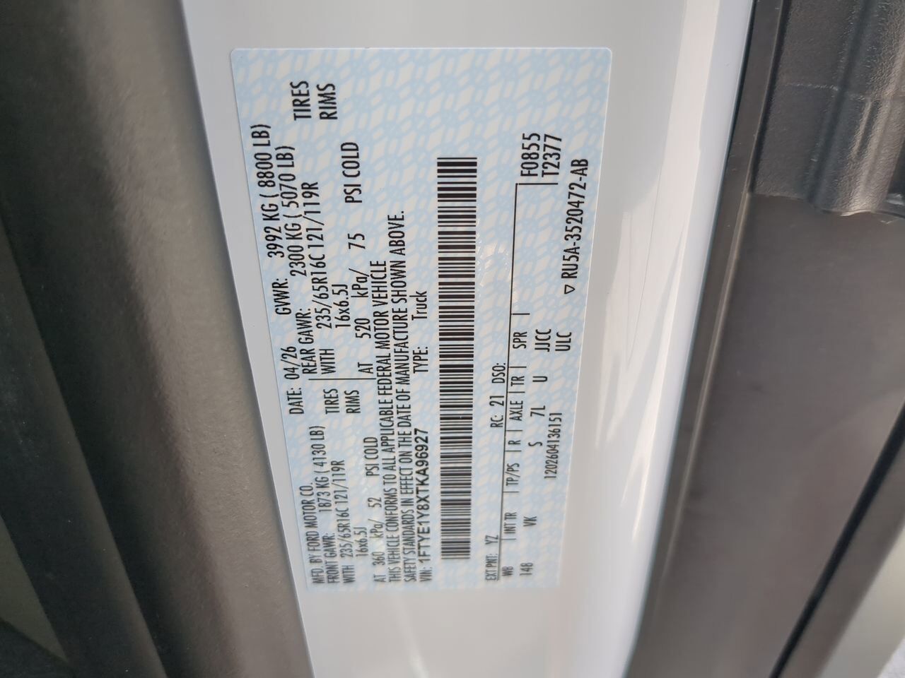 2026 Ford Transit Cargo Van XL Winder GA
