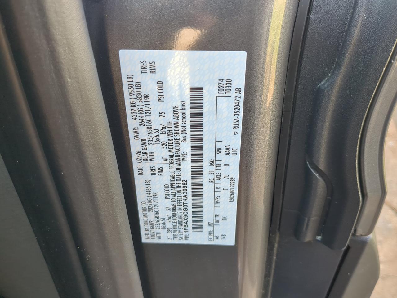2026 Ford Transit Passenger Wagon XLT Appleton WI