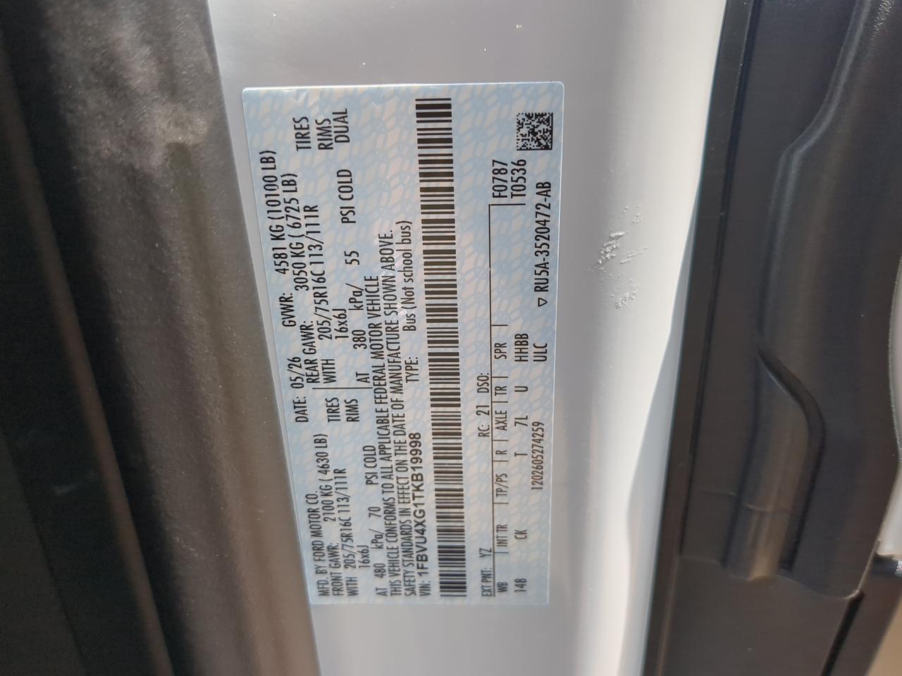 2026 Ford Transit Passenger Wagon XLT Appleton WI