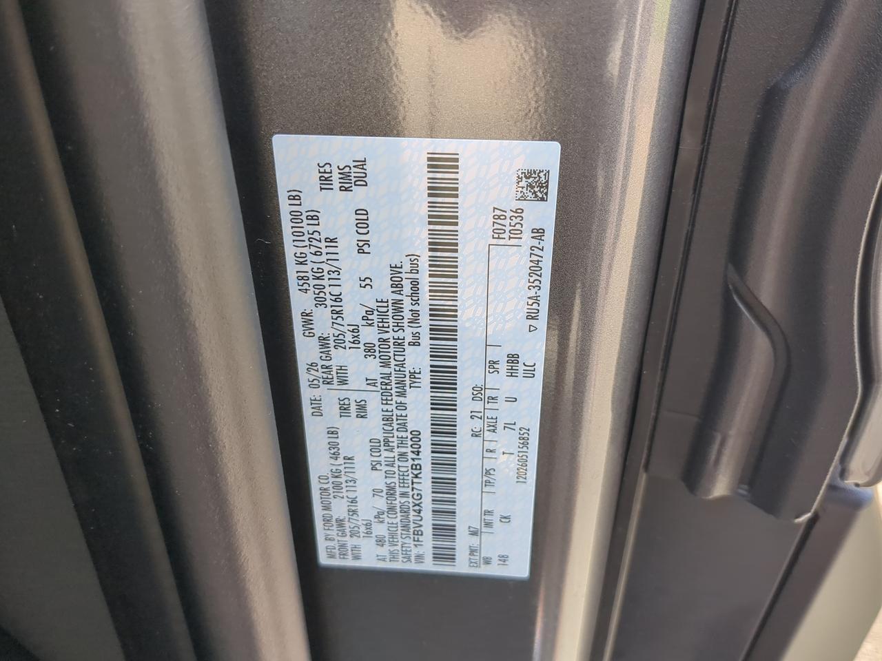 2026 Ford Transit Passenger Wagon XLT Appleton WI