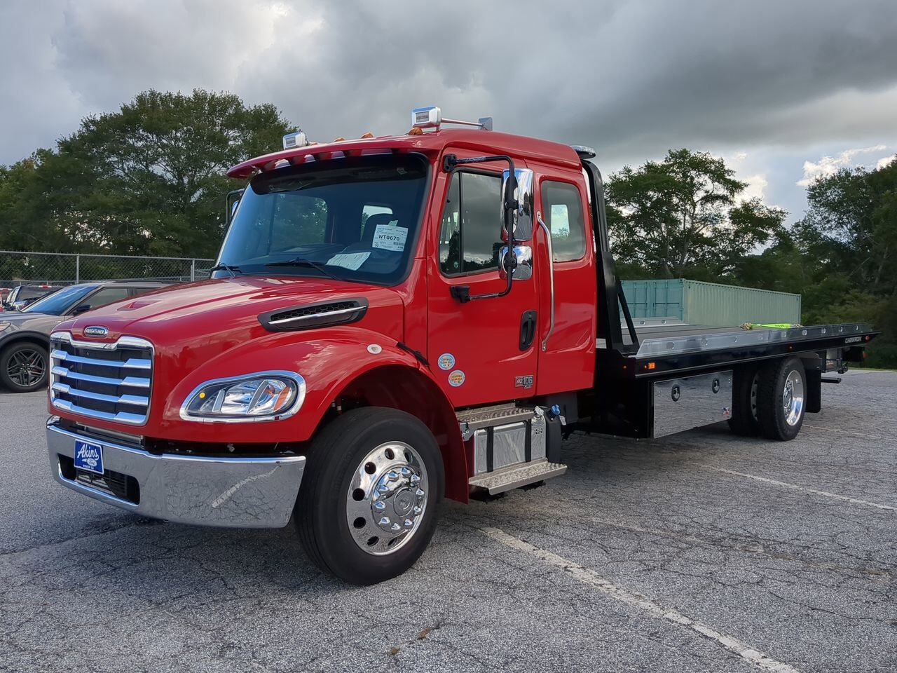 2026 Freightliner M2 Extended Cab equipped with 21.5ft Chevron LCG Rollback Winder GA