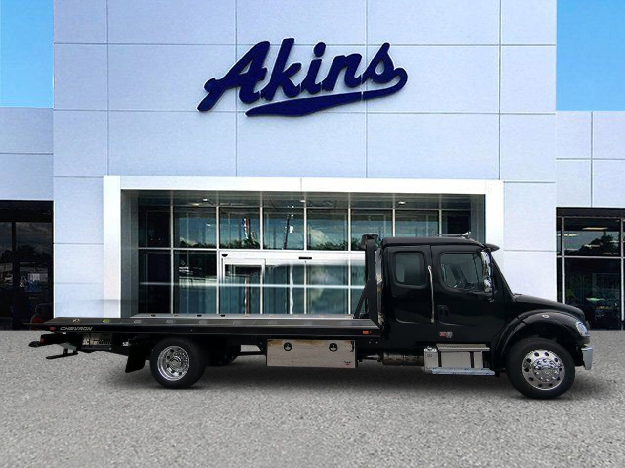 2026 Freightliner M2 Extended Cab equipped with 21.5ft Chevron LCG Rollback