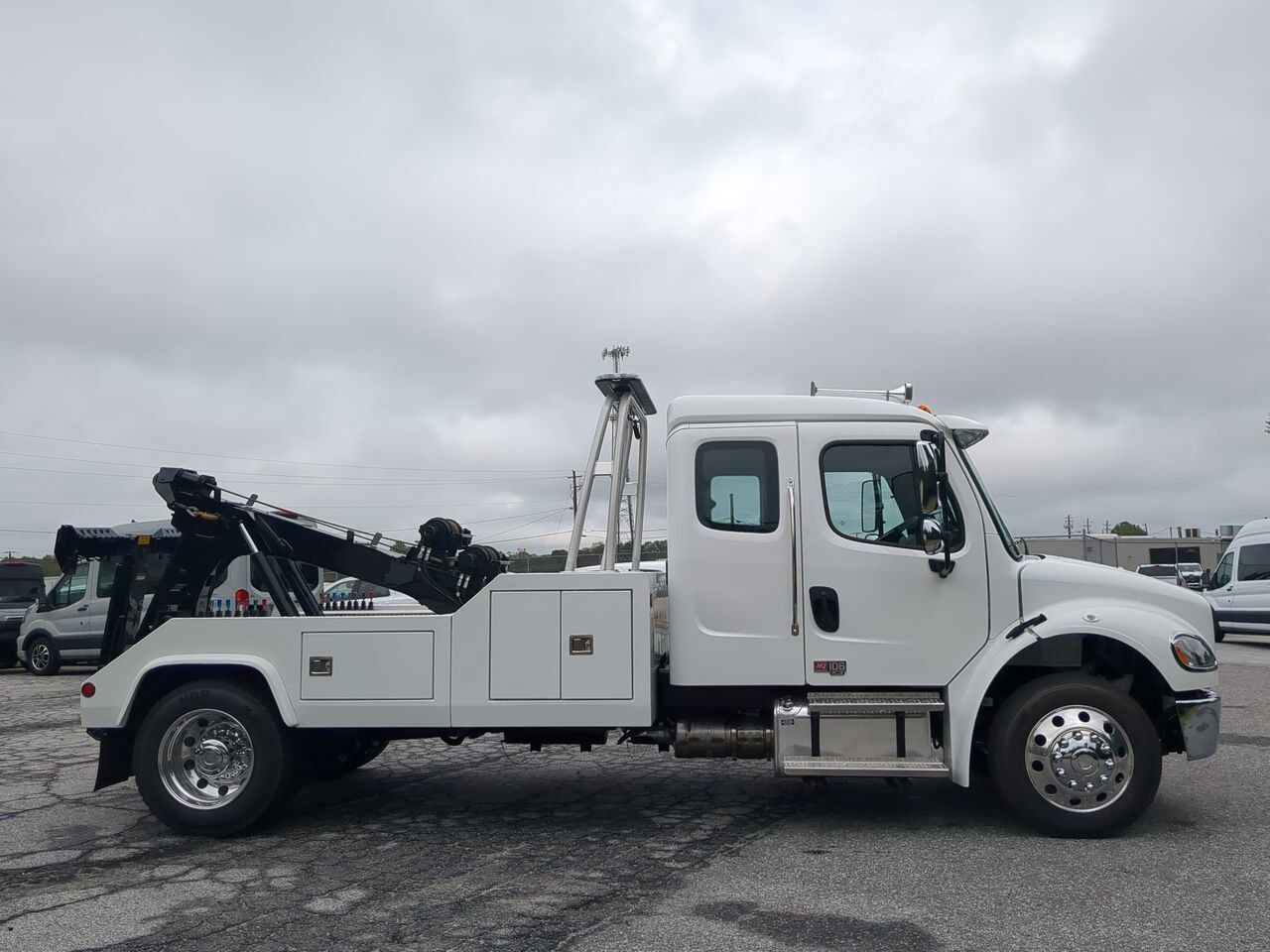 2026 Freightliner M2 Extended Cab equipped with Vulcan 2465 Wrecker Winder GA