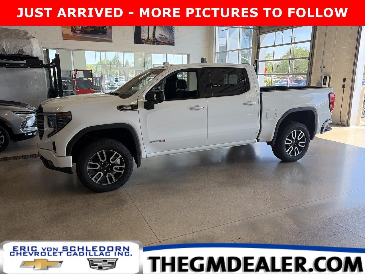 2026 GMC Sierra 1500 AT4 Crew Cab 4WD 3.0L DuramaxDiesel PreferredPkg w/HtdCldMemLthr HtdSteeringWheel Spray-OnBedliner