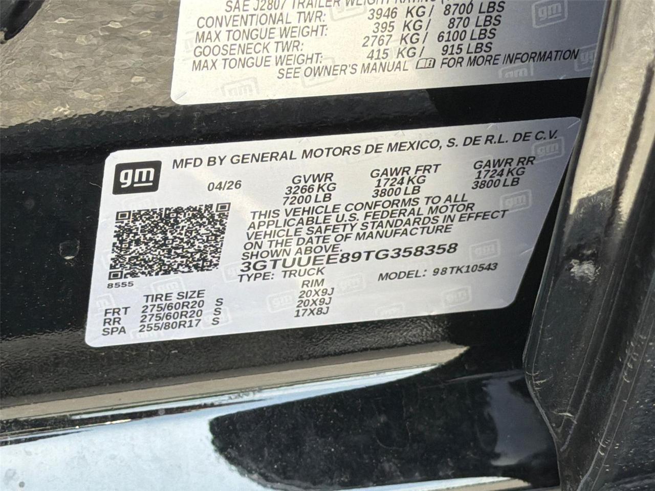 2026 GMC Sierra 1500 AT4 Hagerstown MD