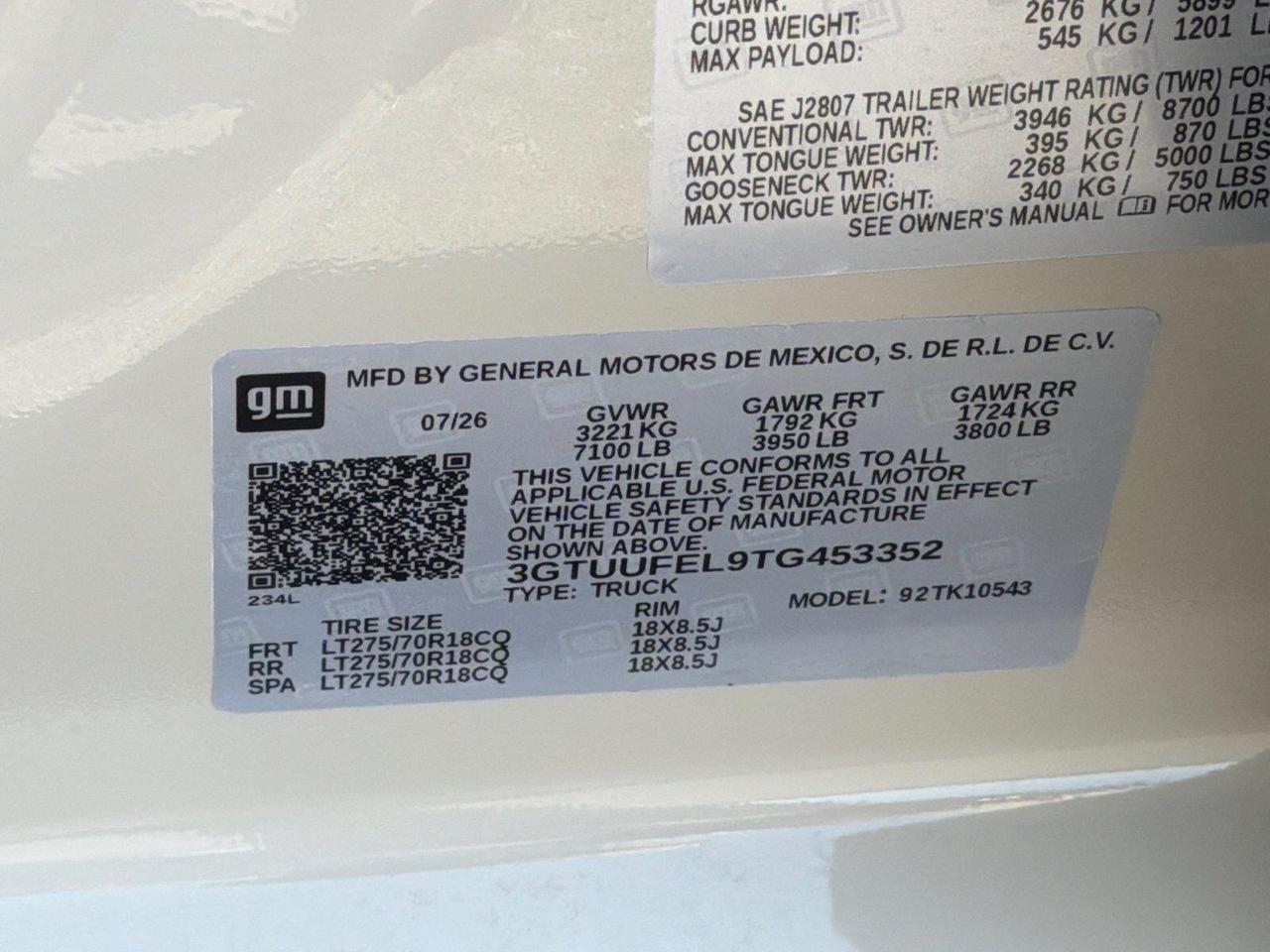 2026 GMC Sierra 1500 AT4X Hagerstown MD