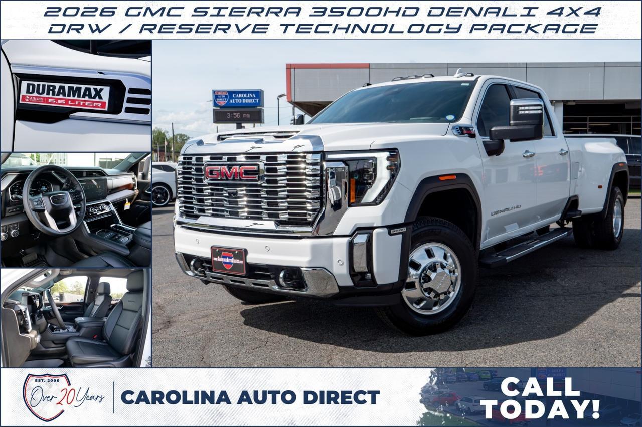 2026 GMC Sierra 3500HD Denali 4X4 / DRW / Reserve Technology Package / Duramax!
