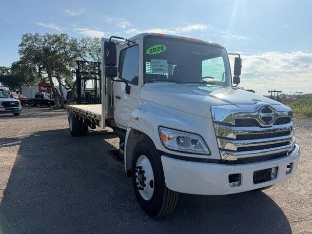 2026 Hino L SERIES / L6 Babco 22' Aluminum Flatbed Truck w/ 4K Donkey Forklift Tampa FL