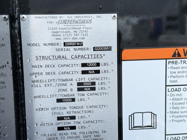 2026 Hino L SERIES / L6 Jerr-Dan 22' XLP Rollback Truck Tampa FL