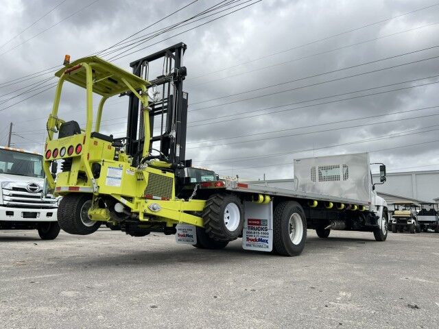 2026 Hino L6 22' Aluminum Flatbed Truck with 4K Donkey Truck Mounted Forklift Miami FL