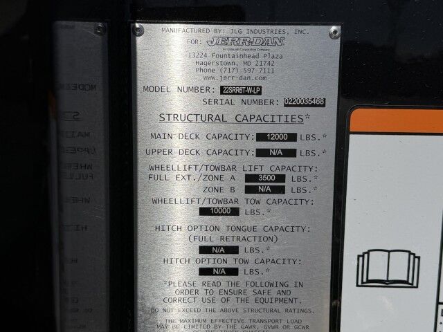 2026 Hino L6 22' Jerr-Dan Rollback Car Carrier Truck Miami FL