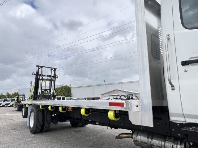 2026 Hino L6 24' BABCO Aluminum Flatbed Truck with Fork Lift Package - Fork Lift NOT Included