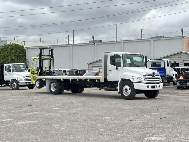 2026 Hino L6 24' BABCO Aluminum Flatbed Truck with Fork Lift Package - Fork Lift NOT Included