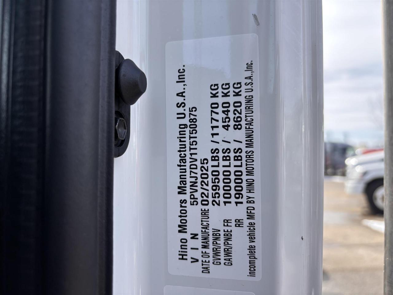 2026 Hino L6 Cab & Chassis South St. Paul MN