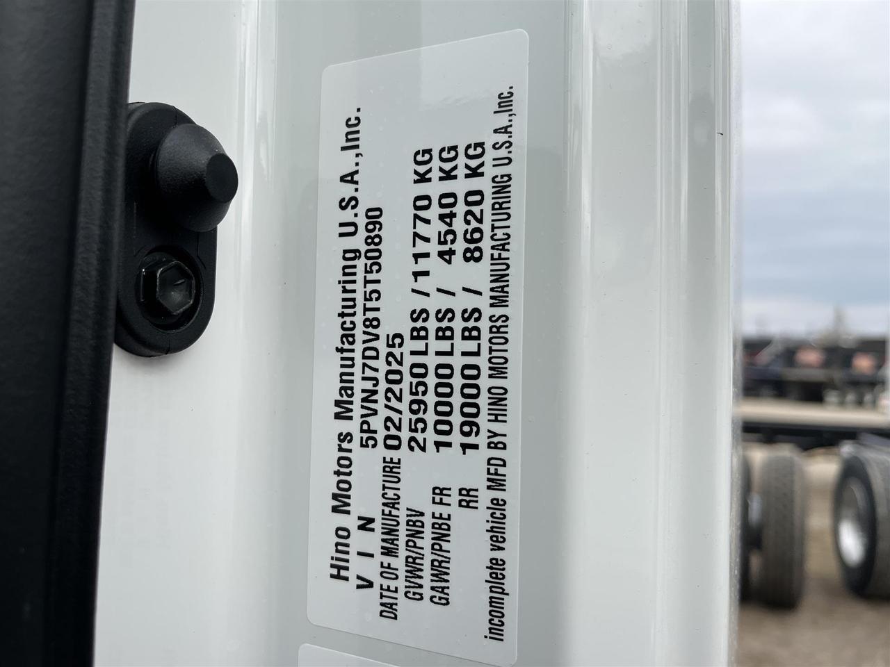 2026 Hino L6 Cab & Chassis South St. Paul MN