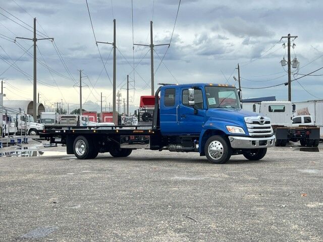 2026 Hino L6 Extended Cab 22&apos; Jerr-Dan Rollback Car Carrier Truck with Autogrip Miami FL