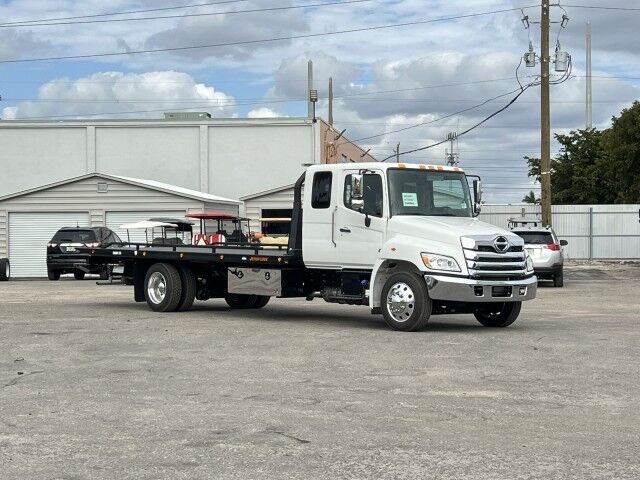 2026 Hino L6 Extended Cab 22&apos; Jerr-Dan Rollback Car Carrier Wrecker Truck Miami FL