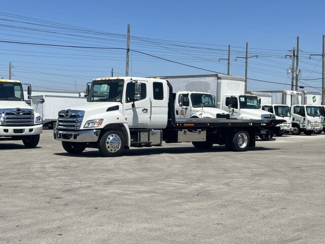 2026 Hino L6 Extended Cab 22' Jerr-Dan Rollback Sharkbed Car Carrier Truck