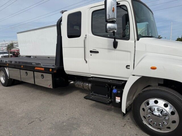 2026 Hino L6 Extended Cab 22' Jerr-Dan Rollback Sharkbed Car Carrier Truck