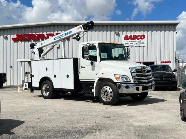 2026 Hino L6 Mechanic Service Utility Truck with 12,000 lb. Auto Crane HC12 T Miami FL