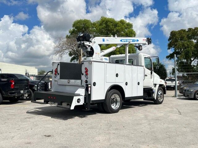 2026 Hino L6 Mechanic Service Utility Truck with 12,000 lb. Auto Crane HC12 T Miami FL