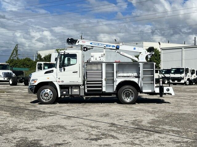2026 Hino L6 Mechanic Service Utility Truck with 12,000 lb. Auto Crane HC12 T Miami FL
