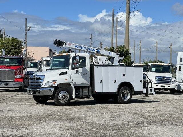 2026 Hino L6 Mechanic Service Utility Truck with 12,000 lbs. HC 12 Auto Crane Miami FL