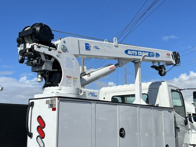2026 Hino L6 Mechanic Service Utility Truck with 12,000 lbs. HC 12 Auto Crane Miami FL