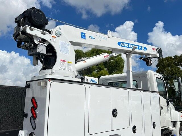 2026 Hino L6 Mechanic Service Utility Truck with 12,000 lbs. HC 12 Auto Crane Miami FL