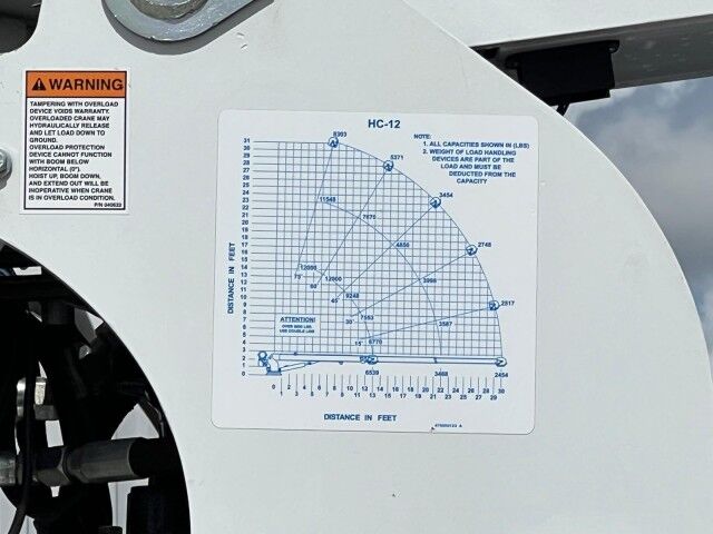 2026 Hino L6 Mechanic Service Utility Truck with 12,000 lbs. HC 12 Auto Crane Miami FL