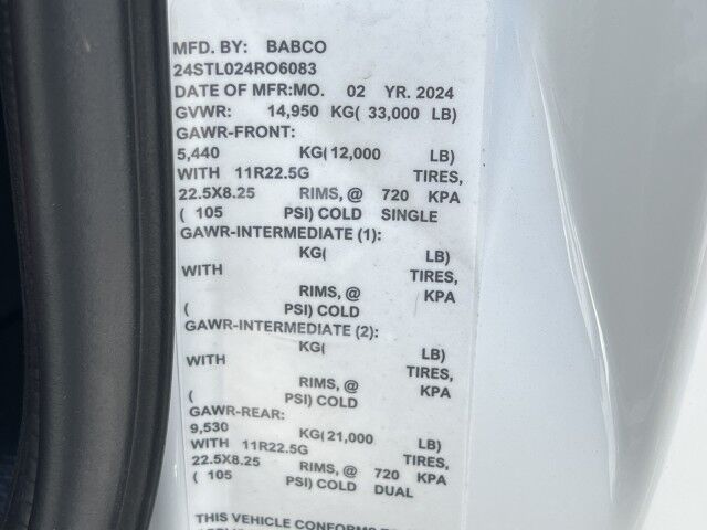 2026 Hino L7 24' Steel BABCO Flatbed Truck Miami FL