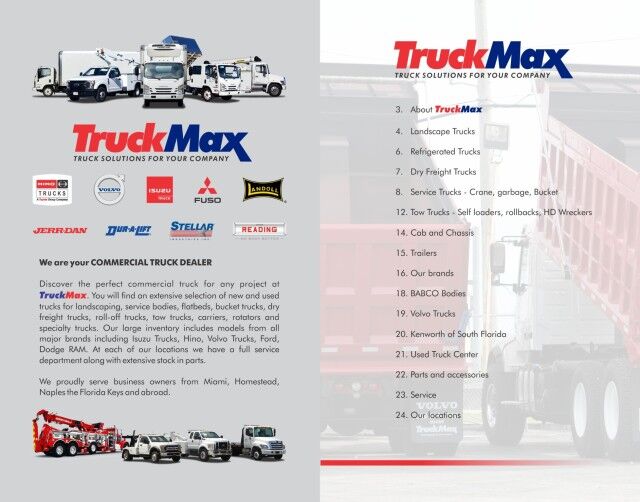 2026 Hino L7 24' Steel BABCO Flatbed Truck Miami FL