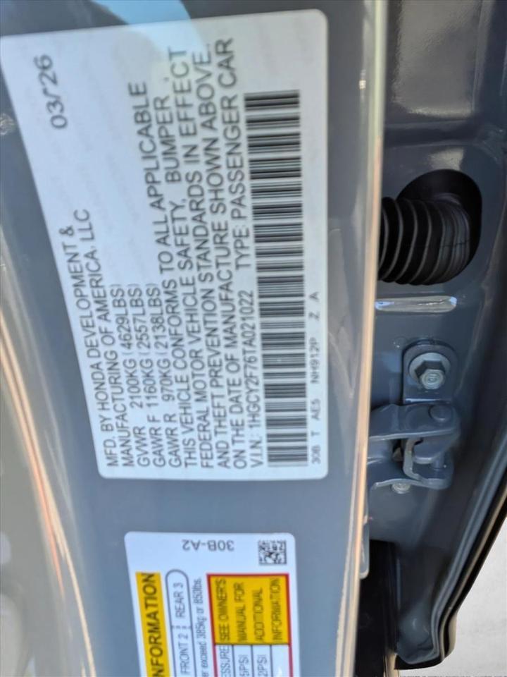 2026 Honda Accord Hybrid Sport-L Roseville CA