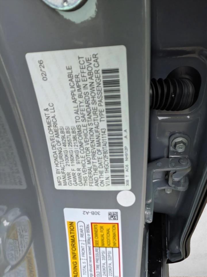 2026 Honda Accord Hybrid Touring Roseville CA