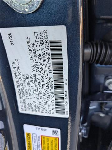 2026 Honda Accord Hybrid Touring Roseville CA