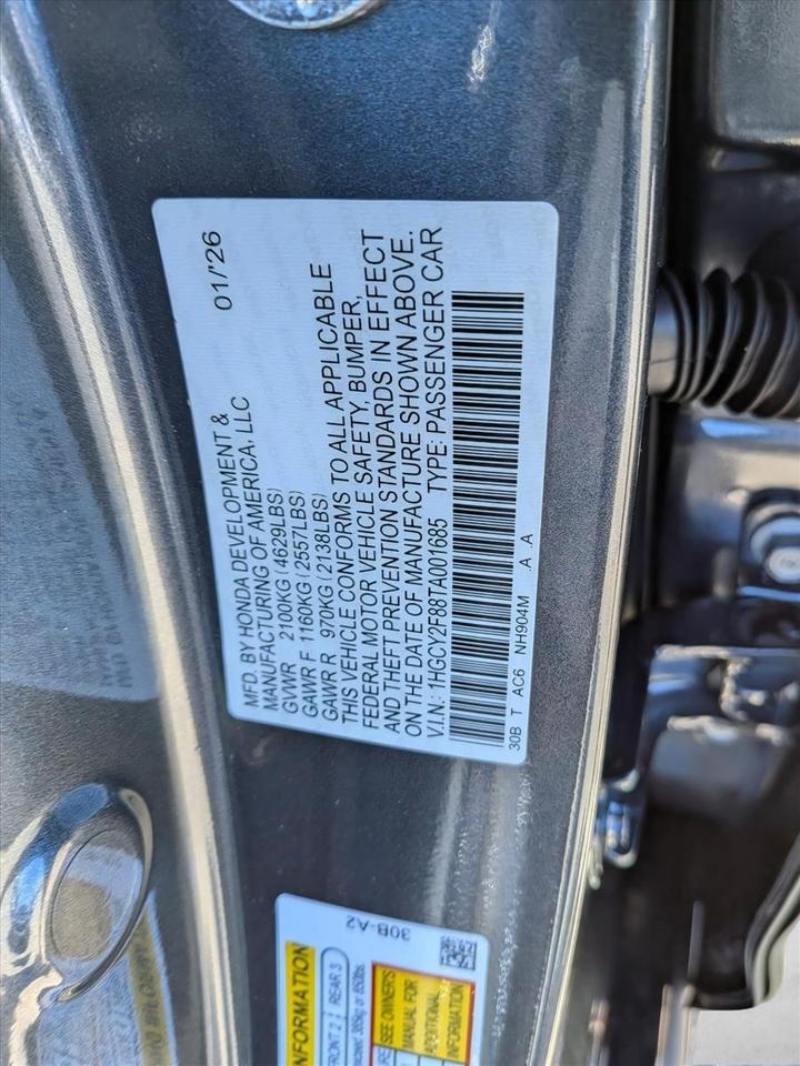 2026 Honda Accord Hybrid Touring Roseville CA
