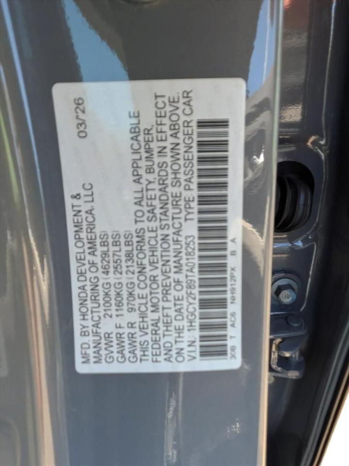2026 Honda Accord Hybrid Touring Roseville CA