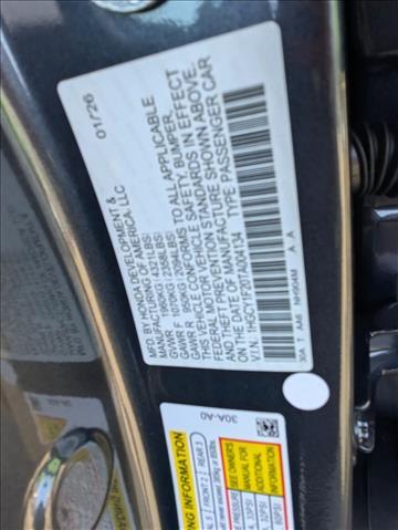 2026 Honda Accord Sedan LX Roseville CA