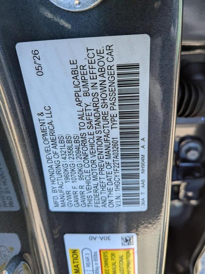 2026 Honda Accord Sedan LX Roseville CA