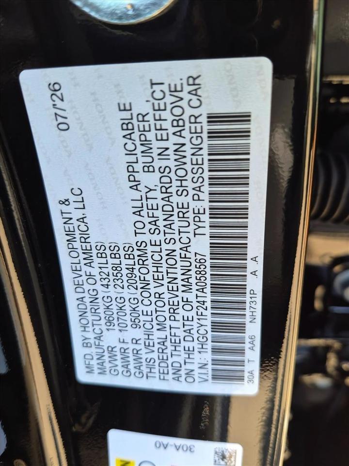 2026 Honda Accord Sedan LX Roseville CA